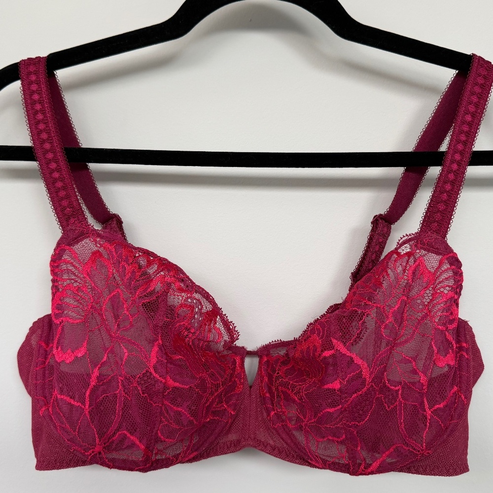 Simone Perele Promesse Sheer Demi in Tourmaline 34DDD/34F